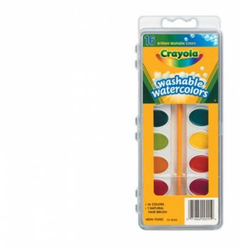 338x350 Crayola Washable Watercolors 16 Color Assortment - Crayola Watercolors