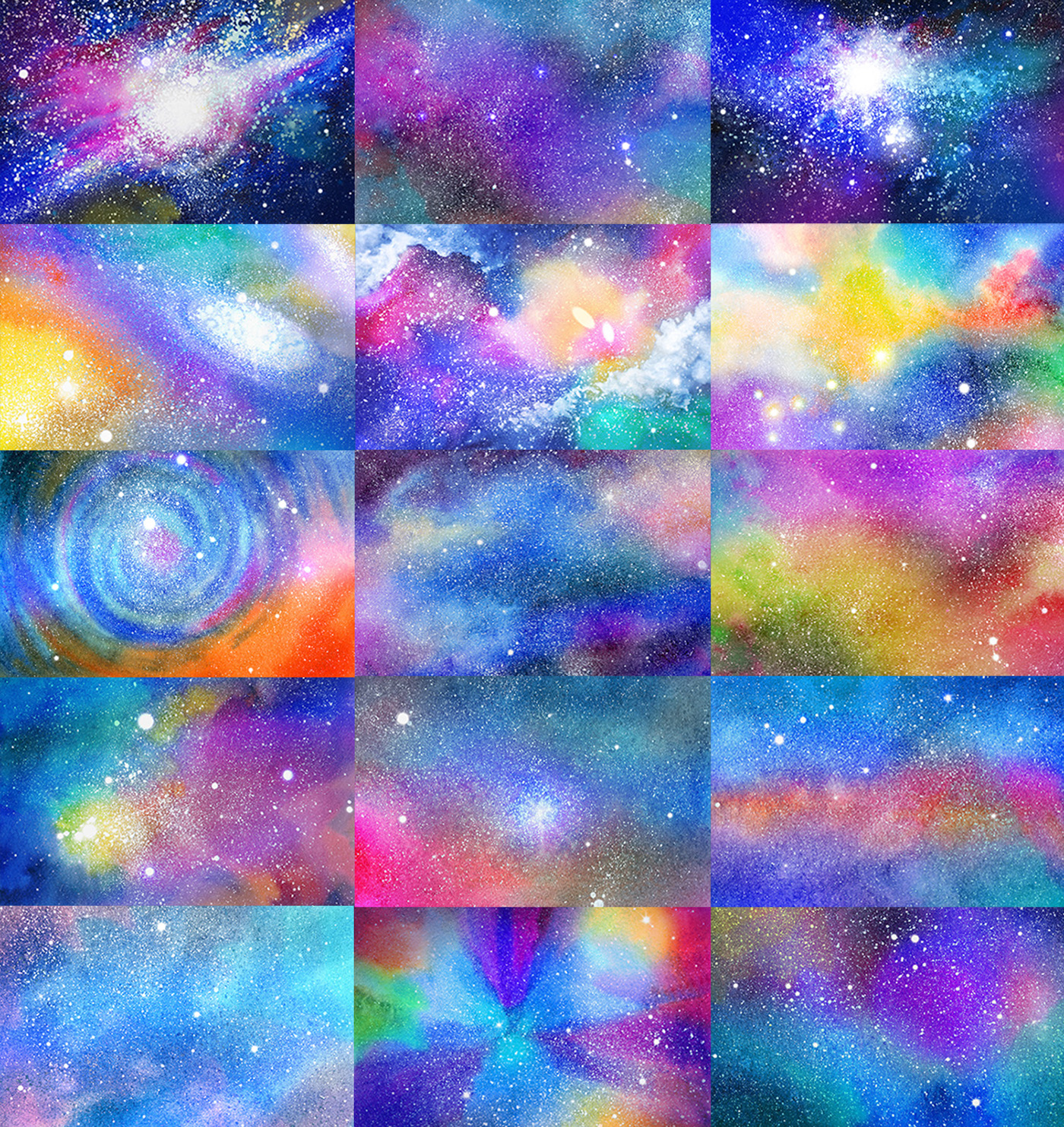 1400x1483 Crazy Space Watercolor On Behance - Crazy Watercolor