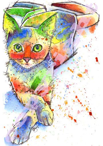 360x509 Pin By Leah Frank On Art Watercolor Pictures And - Crazy Watercolor