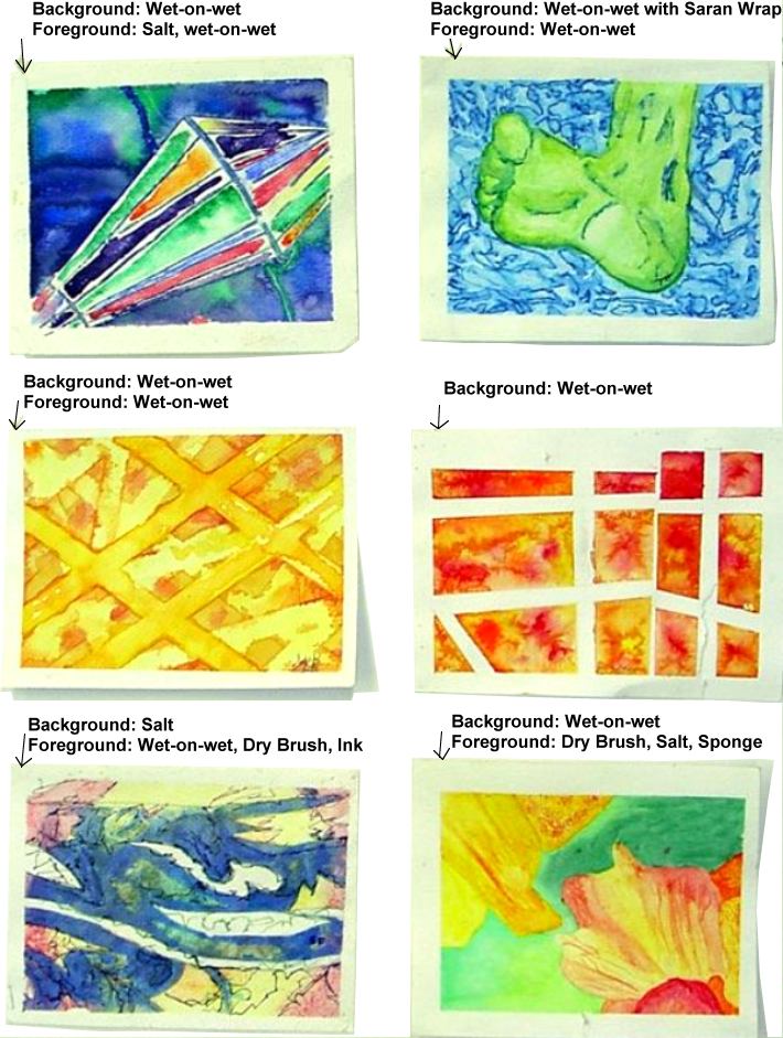 710x941 Watercolor Painting Experimentation - Crazy Watercolor