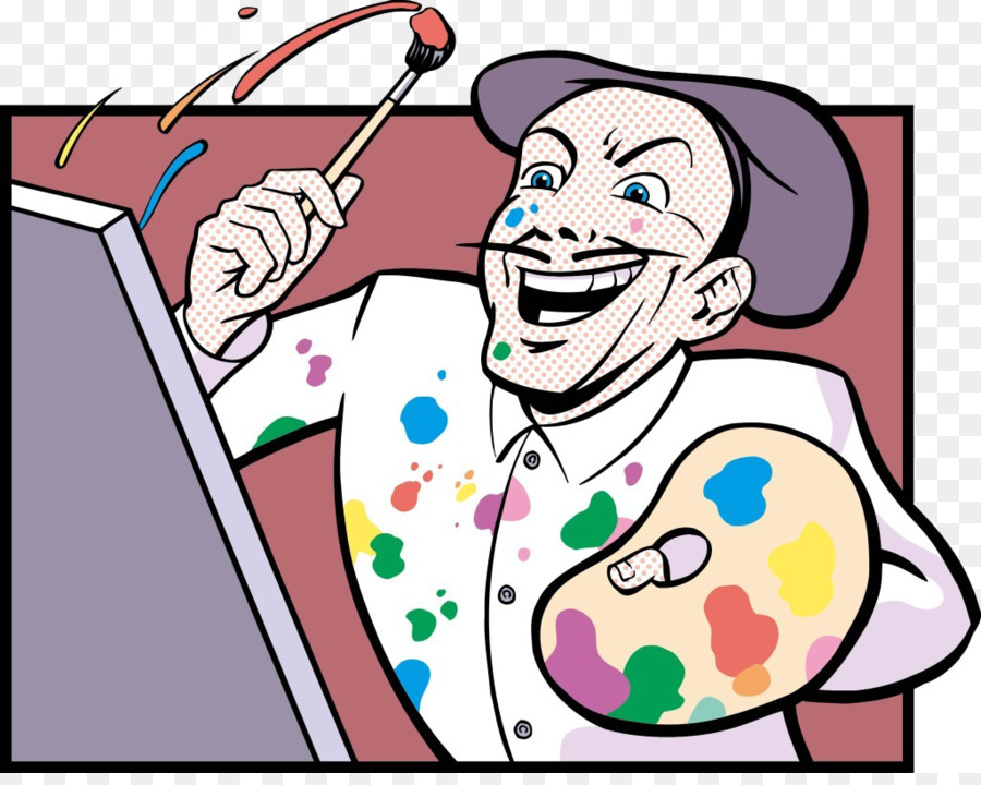 900x720 Cartoonist Painter Watercolor Painting - Crazy Watercolor