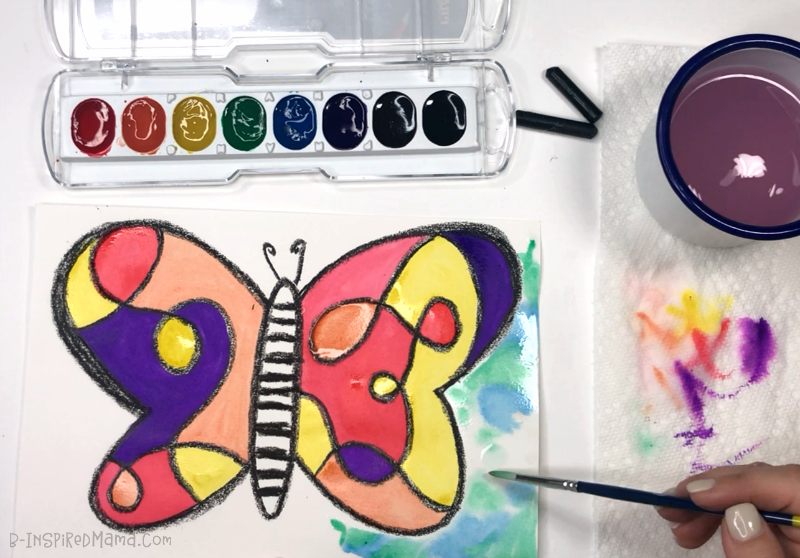 800x558 Crazy Colorful Butterfly - Crazy Watercolor