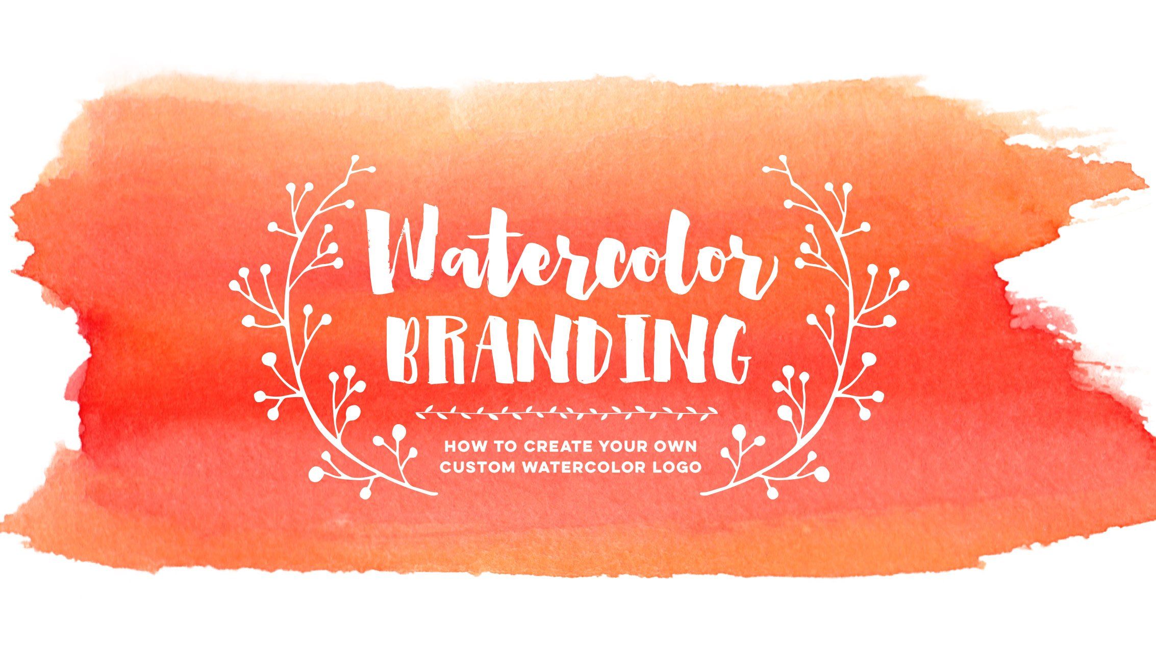 2266x1279 Stand Out From The Crowd With A Creative, Colorful And Custom - Create Watercolor Logo