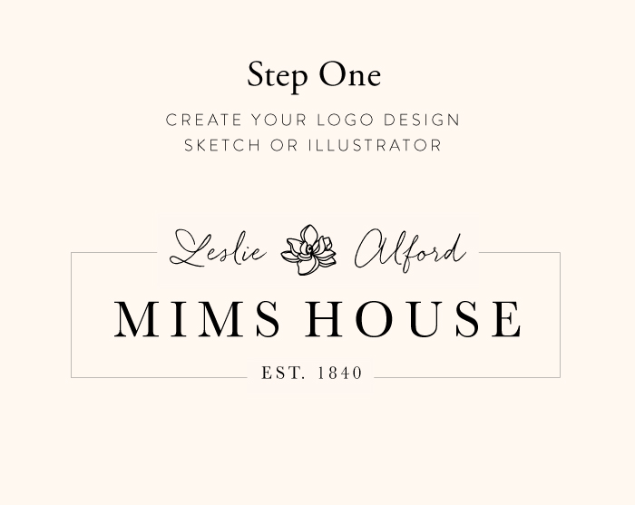 700x557 Tutorial Create A Watercolor Effect Vector Logo June Letters Studio - Create Watercolor Logo