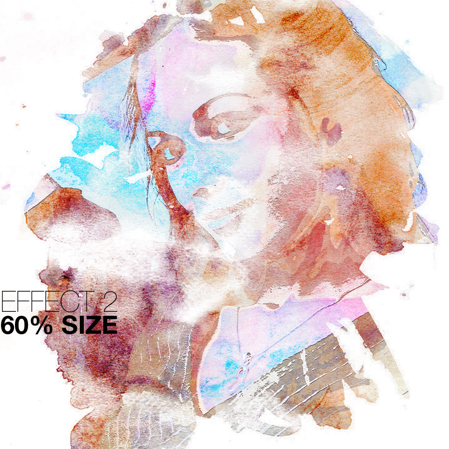 900x900 Creative Watercolor Photoshop Action By Zeplix Graphicriver - Creative Watercolor