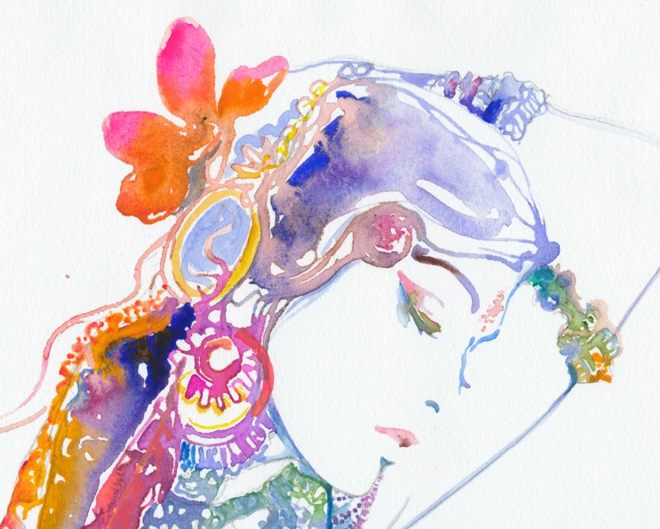 930x746 Simply Creative Watercolor Illustrations By Cate Parr - Creative Watercolor