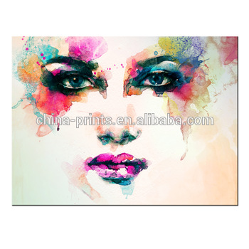 350x350 Abstract Beauty Portrait Giclee Print Creative Watercolor Painting - Creative Watercolor