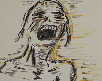 340x270 Creepy Watercolor Etsy - Creepy Watercolor