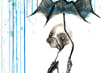 350x250 Watercolor Pixelpush Design - Creepy Watercolor