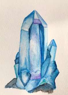 Crystal Watercolor Painting At Paintingvalley.com 