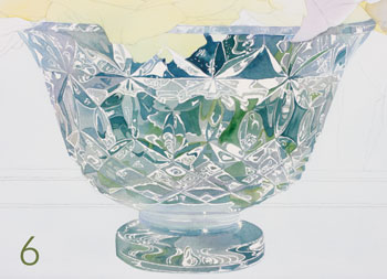 350x253 Painting A Crystal Vase - Crystal Watercolor Painting