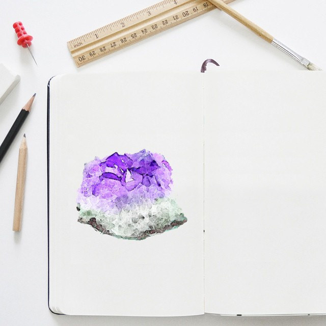 640x640 Watercolor Fun.. - Crystal Watercolor Painting