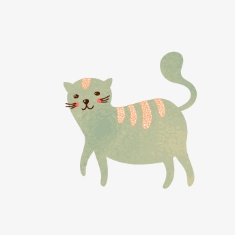 344x344 Kitty, Watercolor Cat, Cute Cat Png And Vector For Free Download - Cute Cat Watercolor