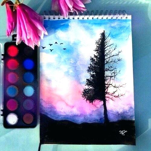 Cute Watercolor Paintings at PaintingValley.com | Explore collection of ...