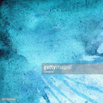 416x416 Watercolor Winter Turquoise Cyan Abstract Texture Background - Cyan Watercolor