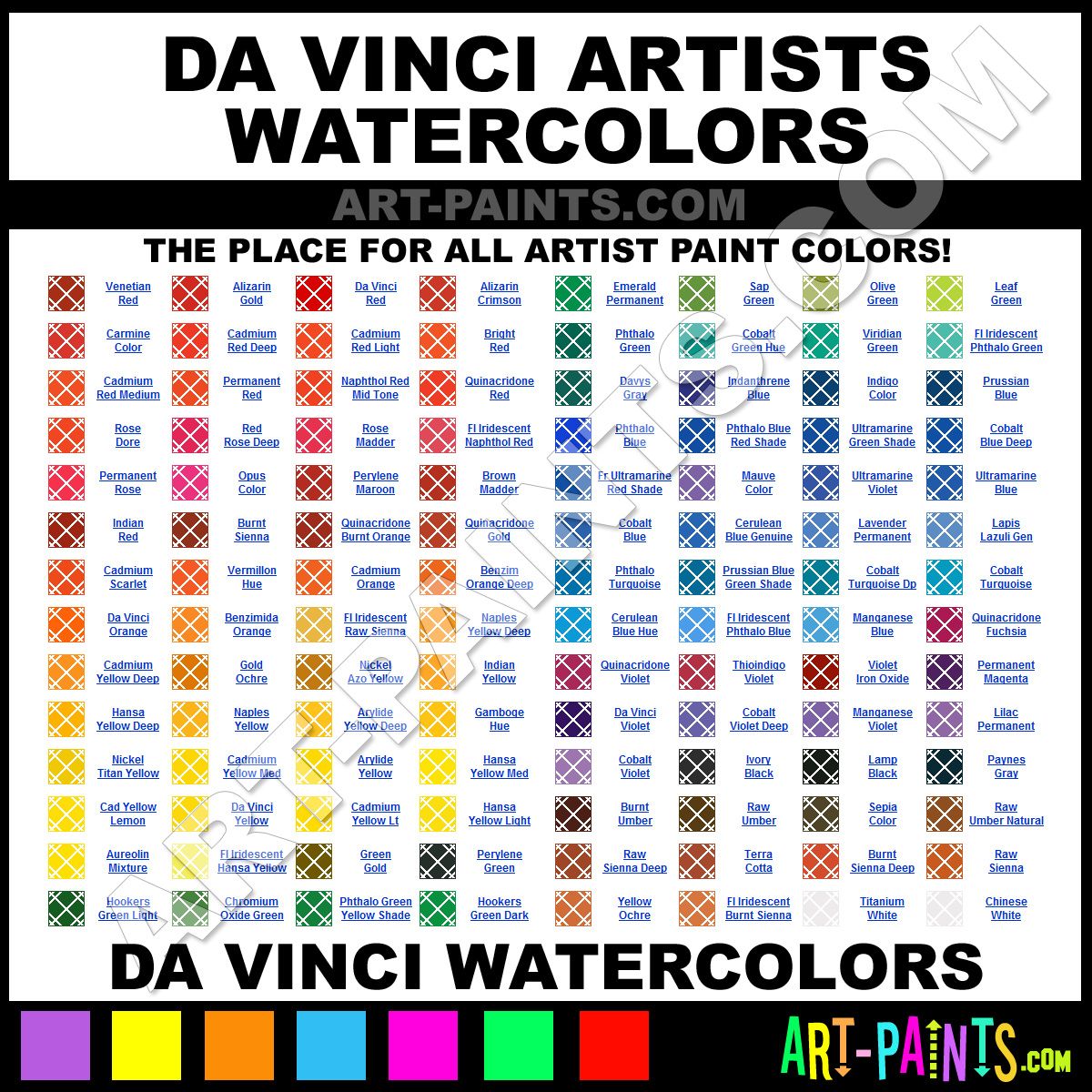 1200x1200 Image Of Warm Yellow Da Vinci Watercolors - Da Vinci Watercolor