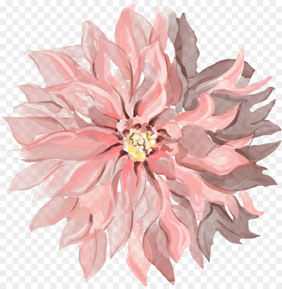 900x920 Wedding Invitation Iphone X Bride Watercolor Painting Bridal - Dahlia Watercolor