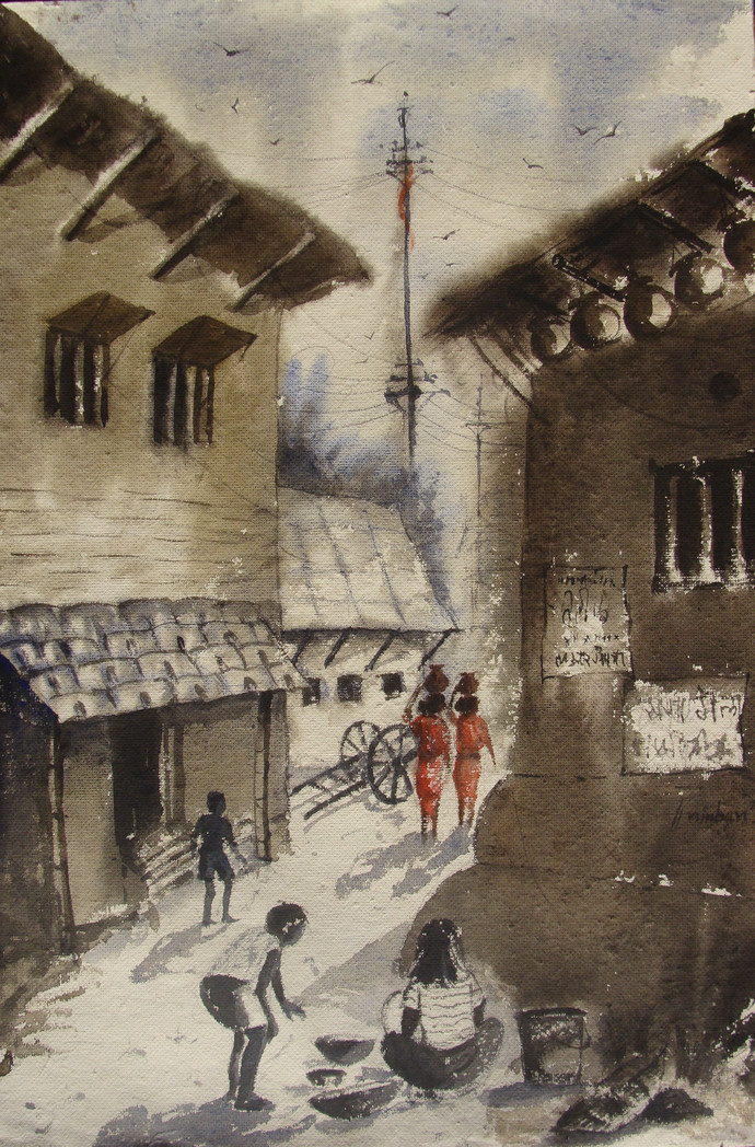 690x1048 Daily Life - Daily Watercolor