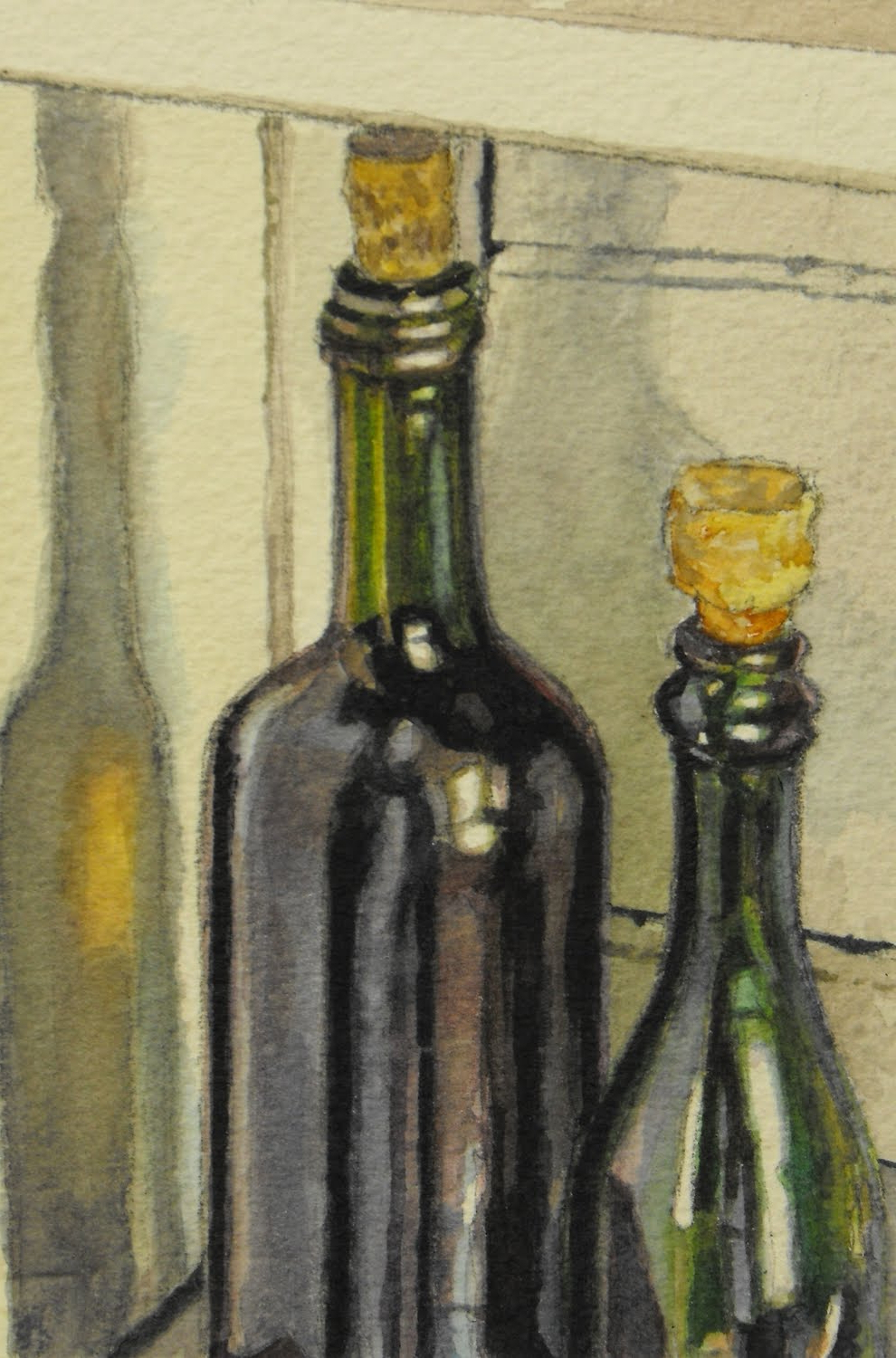 990x1500 Watercolor Painting Glass Bottles Watercolor Painting Glass - Daily Watercolor