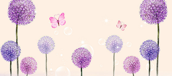 584x260 Watercolor Dandelion Background Photos, 4 Background Vectors And - Dandelion Watercolor