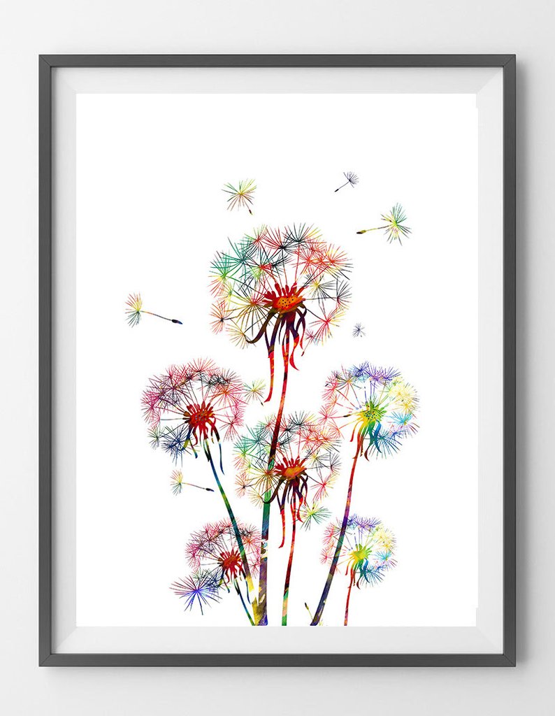 794x1024 Dandelion - Dandelion Watercolor