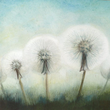 Dandelion Watercolor Painting at PaintingValley.com | Explore ...