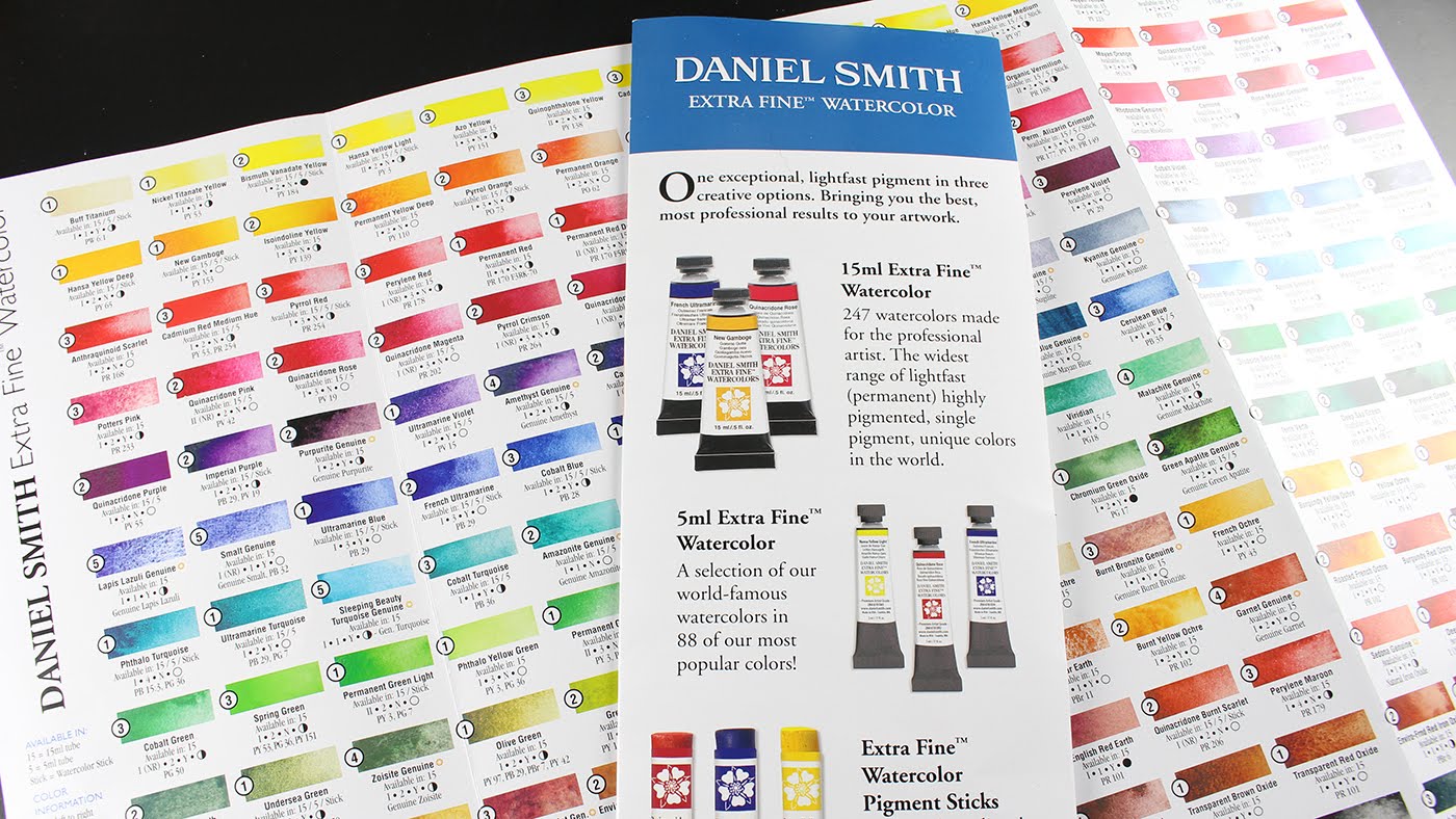 1400x788 Understanding Daniel Smith Watercolor Ratings Chart - Daniel Watercolor