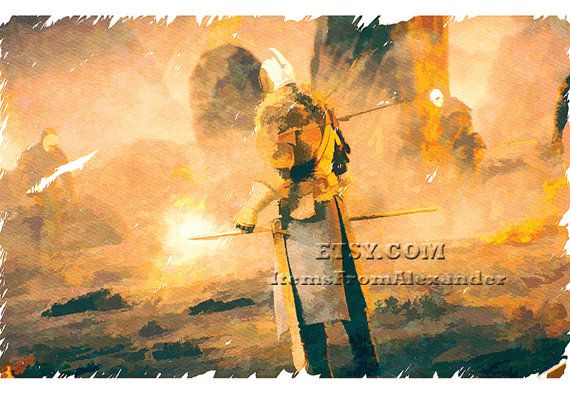 570x399 Dark Souls Art Print Instant Download Ot Itemsfromalexander - Dark Souls Watercolor