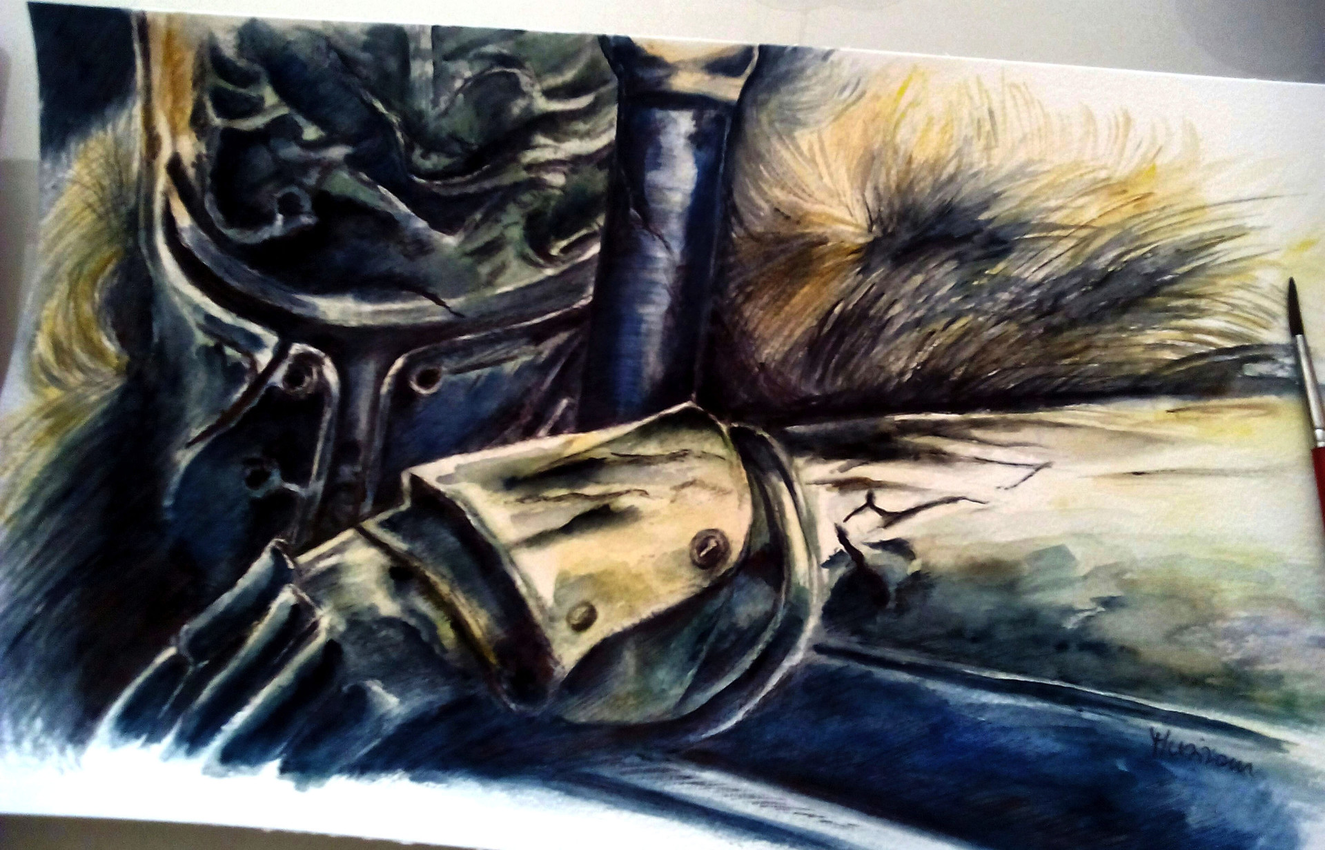 1920x1232 Musiriam Di Trapani - Dark Souls Watercolor