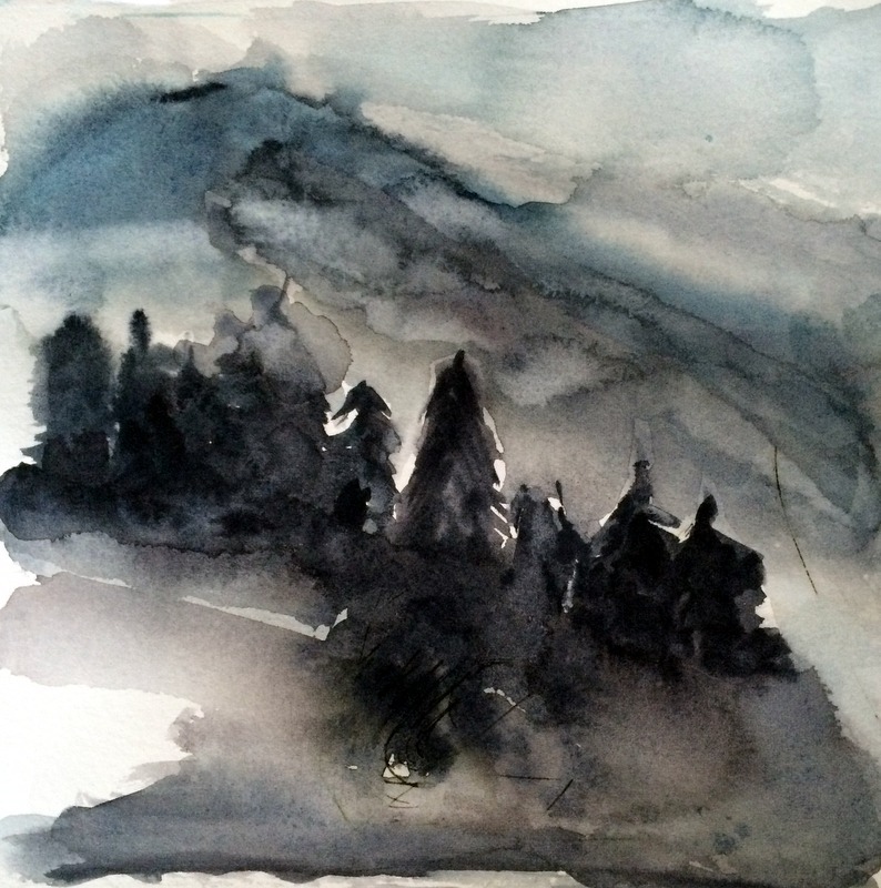 794x800 Artwork By - Dark Watercolor