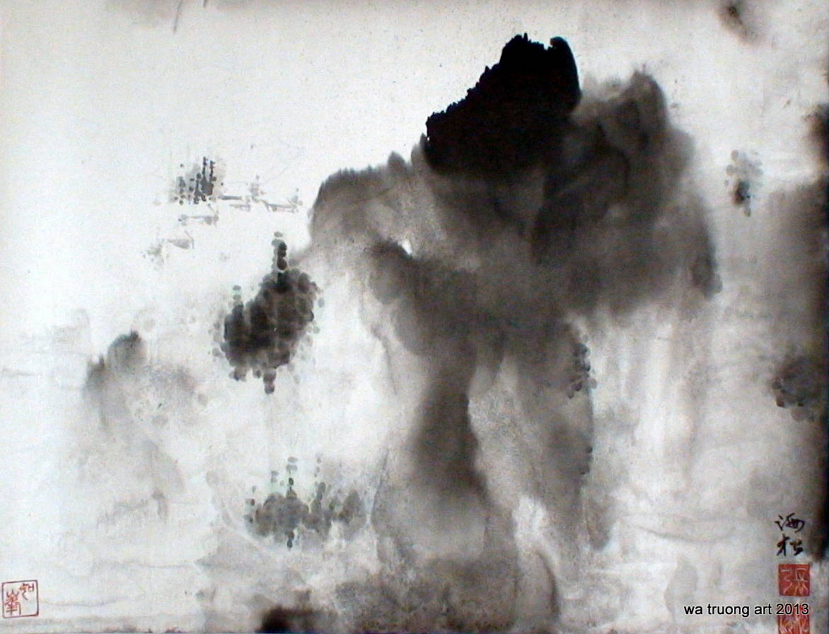 1172x896 Dark Clouds - Dark Watercolor