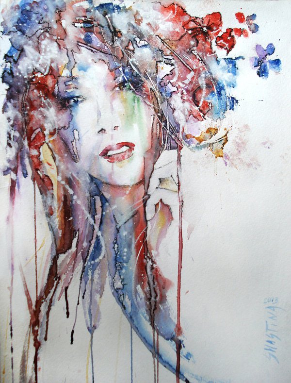 600x789 50 Mind Blowing Watercolor Paintings Art And Design - Dark Watercolor Painting