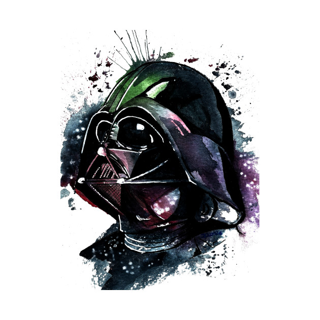 630x630 Darth Vader Watercolor Empire - Darth Vader Watercolor