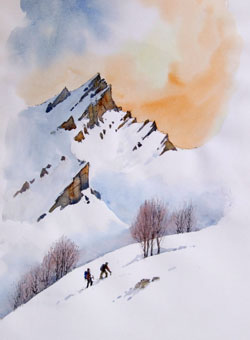 250x340 Wild Landscapes In Watercolour - David Watercolor