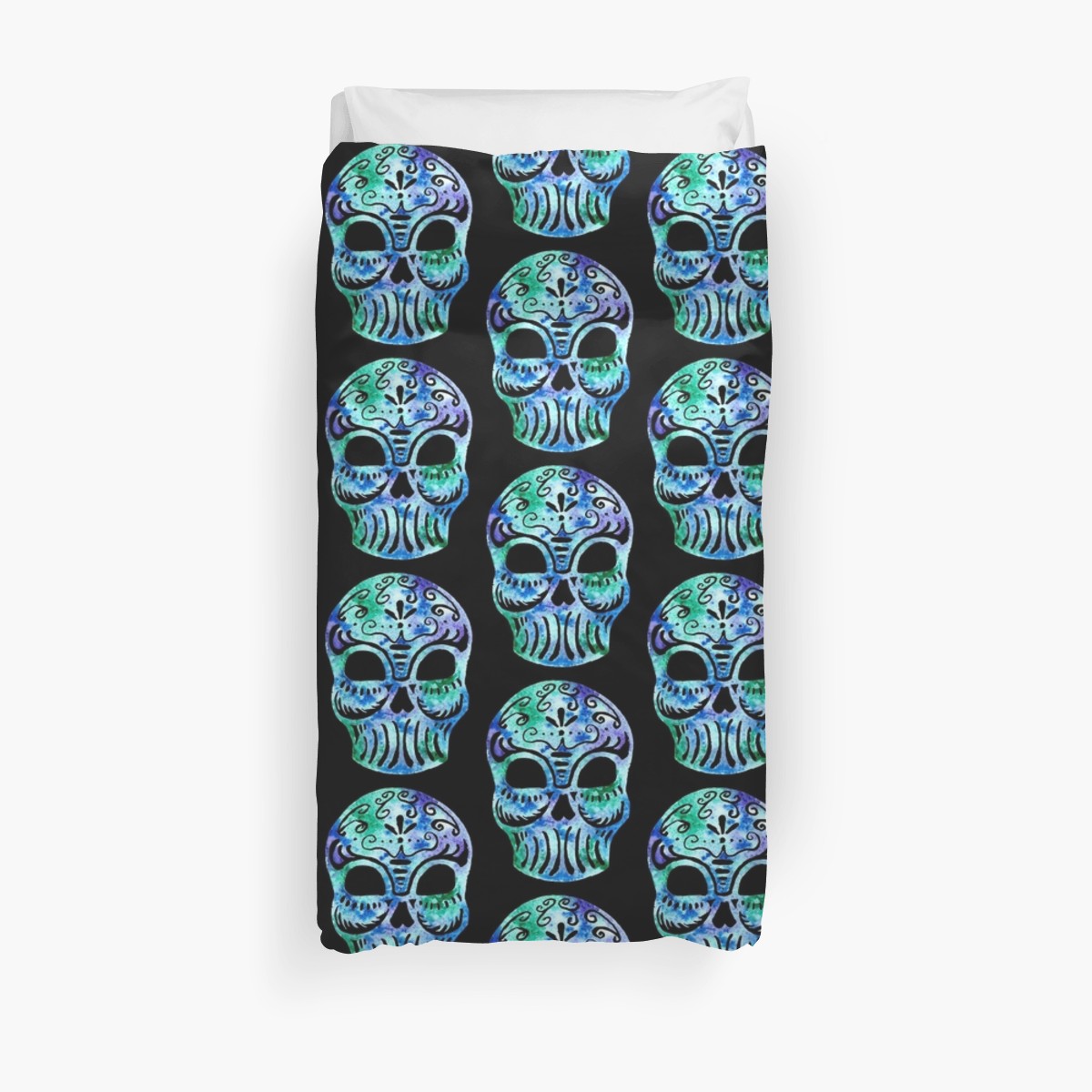 1200x1200 Watercolor Skull - Day Of The Dead Watercolor