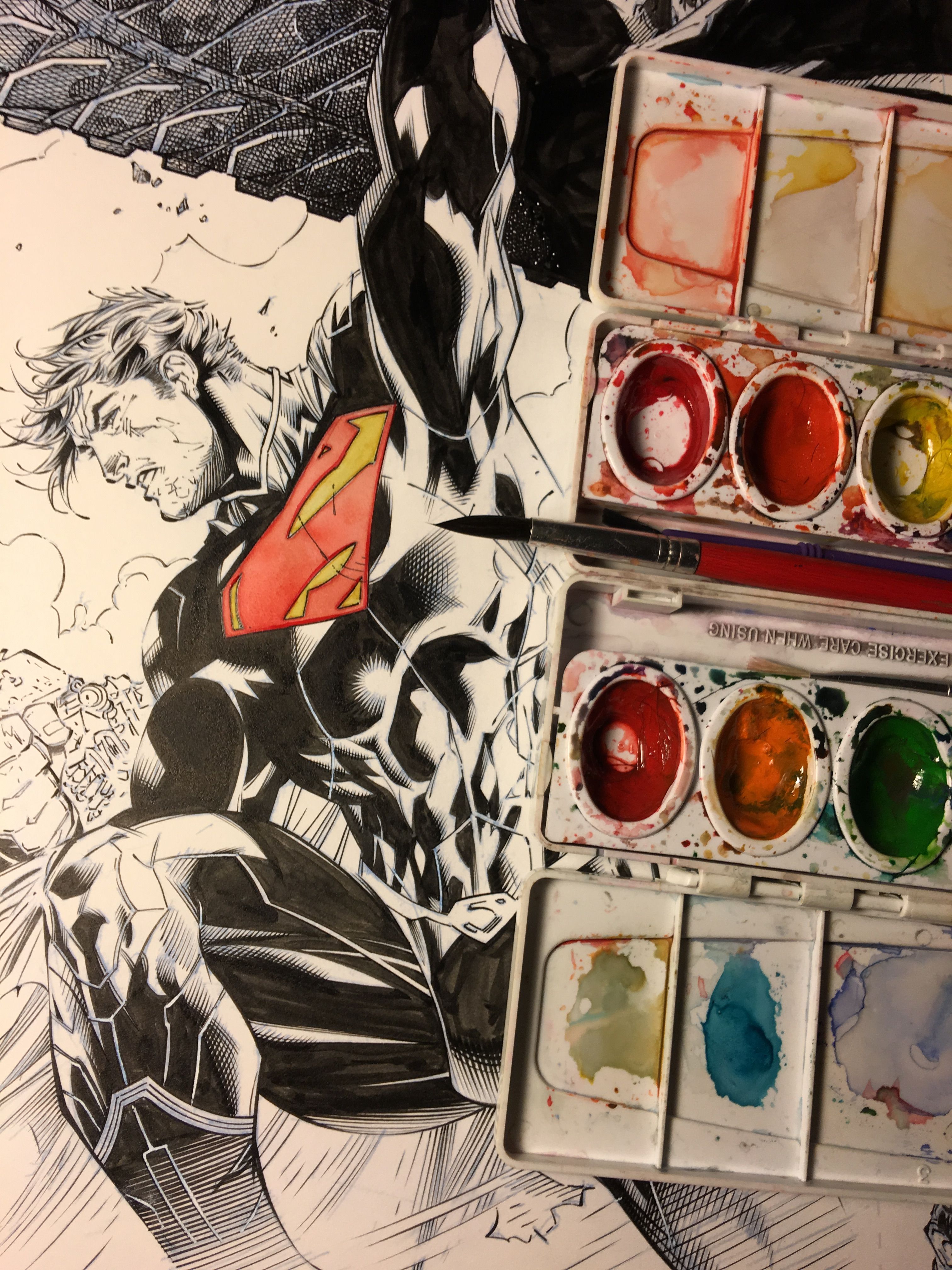 3024x4032 The Time I Got - Dc Comics Watercolor