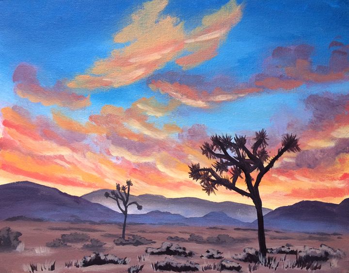 Desert Watercolor Paintings at PaintingValley.com | Explore collection ...