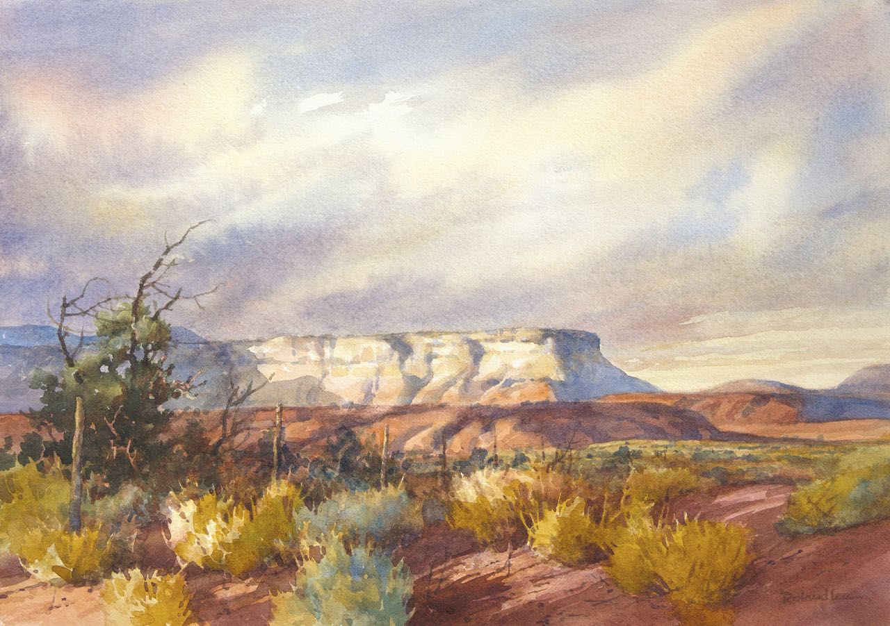 1280x901 Paintings Roland Lee - Desert Watercolor Paintings