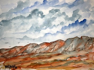 400x299 Desert Watercolor Painting Watercolor Paintings And Art Prints - Desert Watercolor Paintings
