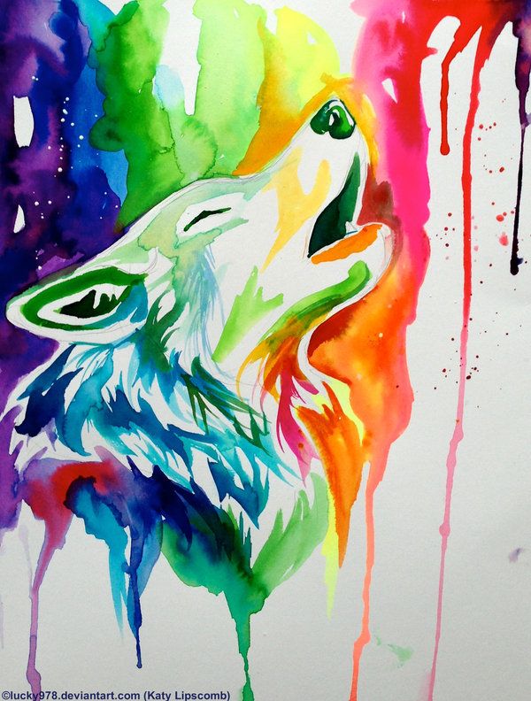 600x792 Drawn Rainbow Watercolor Painting - Deviantart Watercolor
