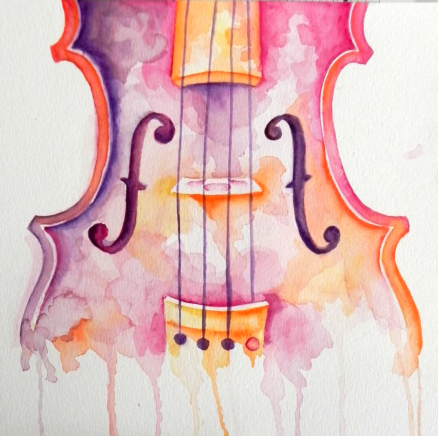 900x896 Violin Painting Best Of Watercolor Violin By Generallyspeaking On - Deviantart Watercolor