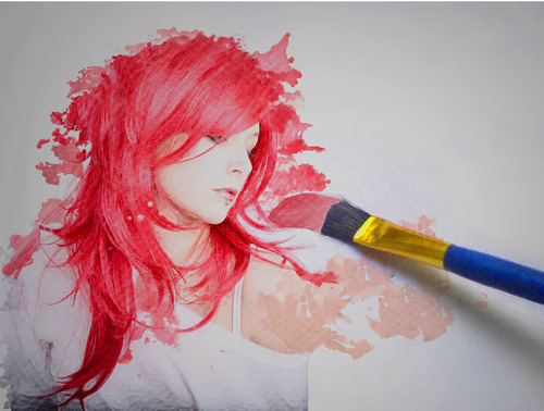 500x378 Watercolor Woman By ~niverta On We Heart It - Deviantart Watercolor