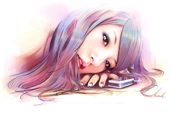 Digital Art In Watercolor