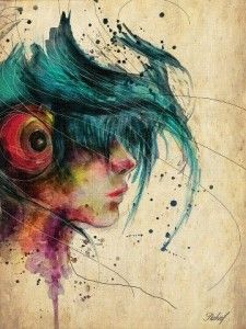 225x300 Discover Digital Art Ideas Drawings, Character - Digital Art In Watercolor