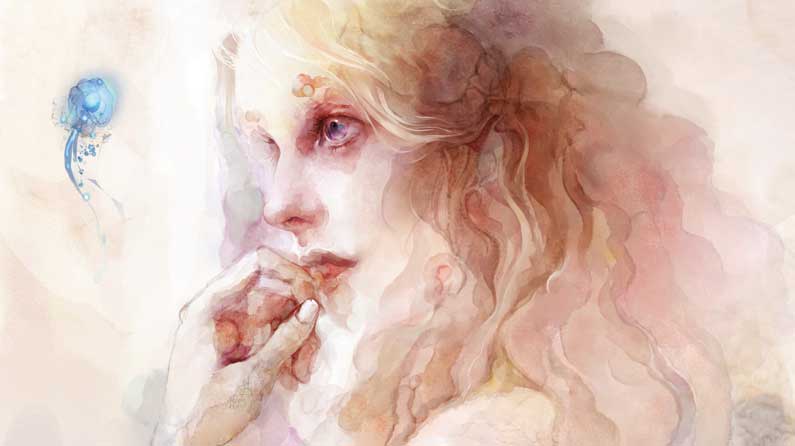 795x446 How To Paint A Digital Watercolour Portrait Creative Bloq - Digital Art In Watercolor