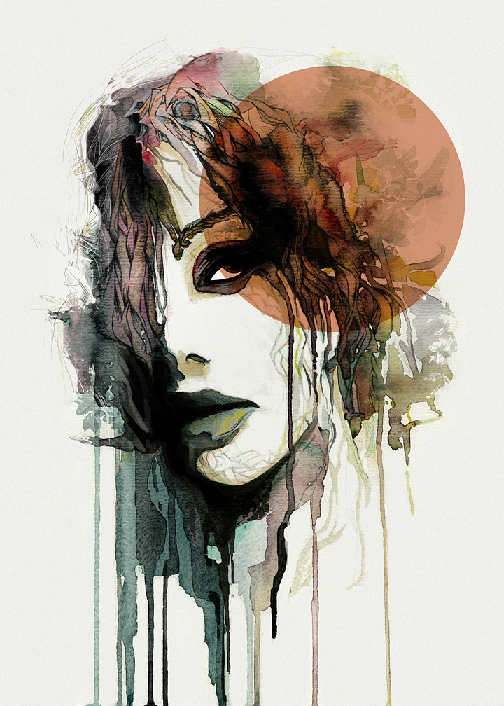 720x1008 Here Nor There - Digital Watercolor