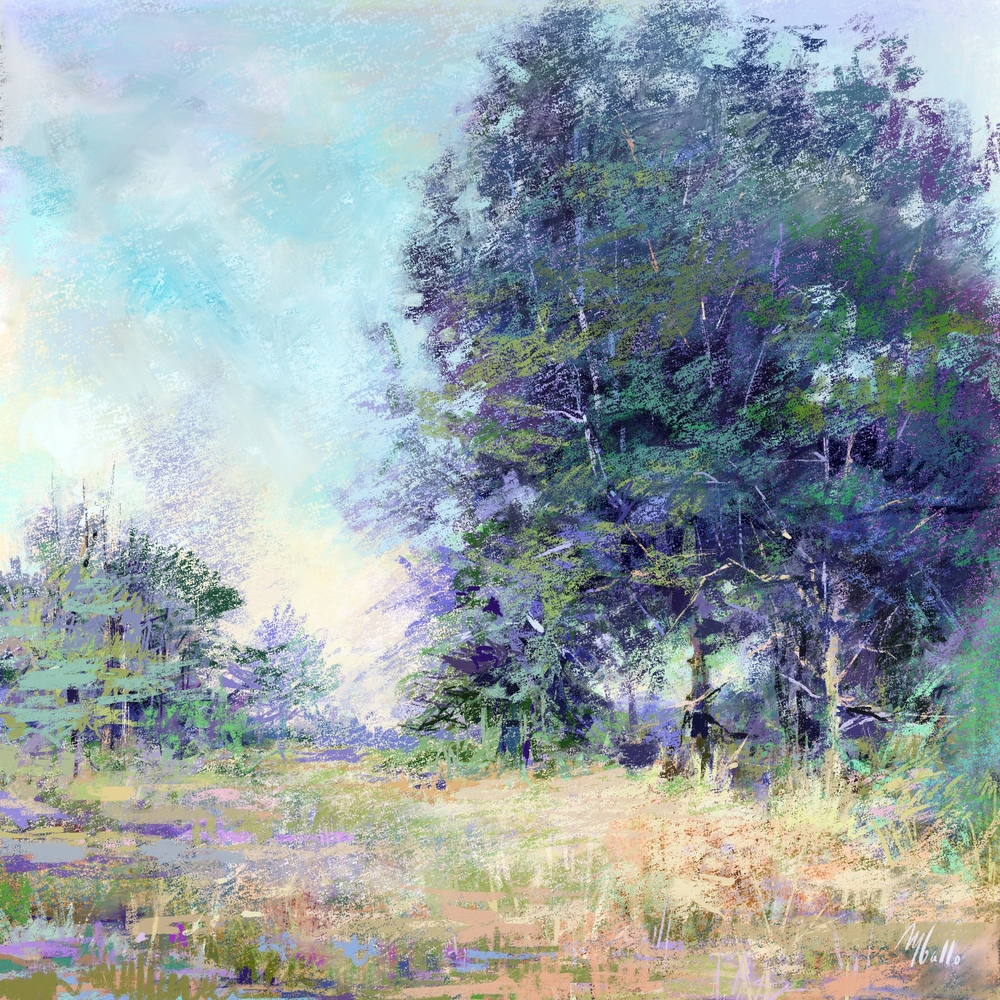 1000x1000 Summer Sale! Painting The Spring In Digital Watercolor And Pastel - Digital Watercolor
