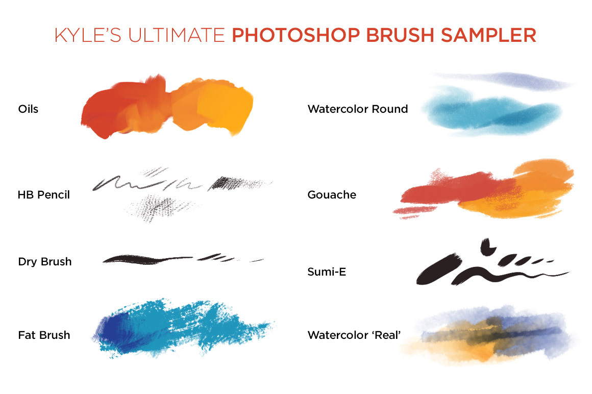 Photoshop brushes. Кисти для фотошопа гуашь. Кисти Кайла Вебстера для фотошопа. Кисти для фотошопа Kyle Webster. Кисти фотошоп Kyle's.