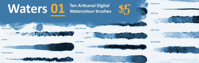 700x222 Watercolour Archives - Digital Watercolor Brushes