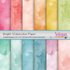 236x236 Water Colour Print Sky Watercolor Moroccan Watercolour - Digital Watercolor Paper